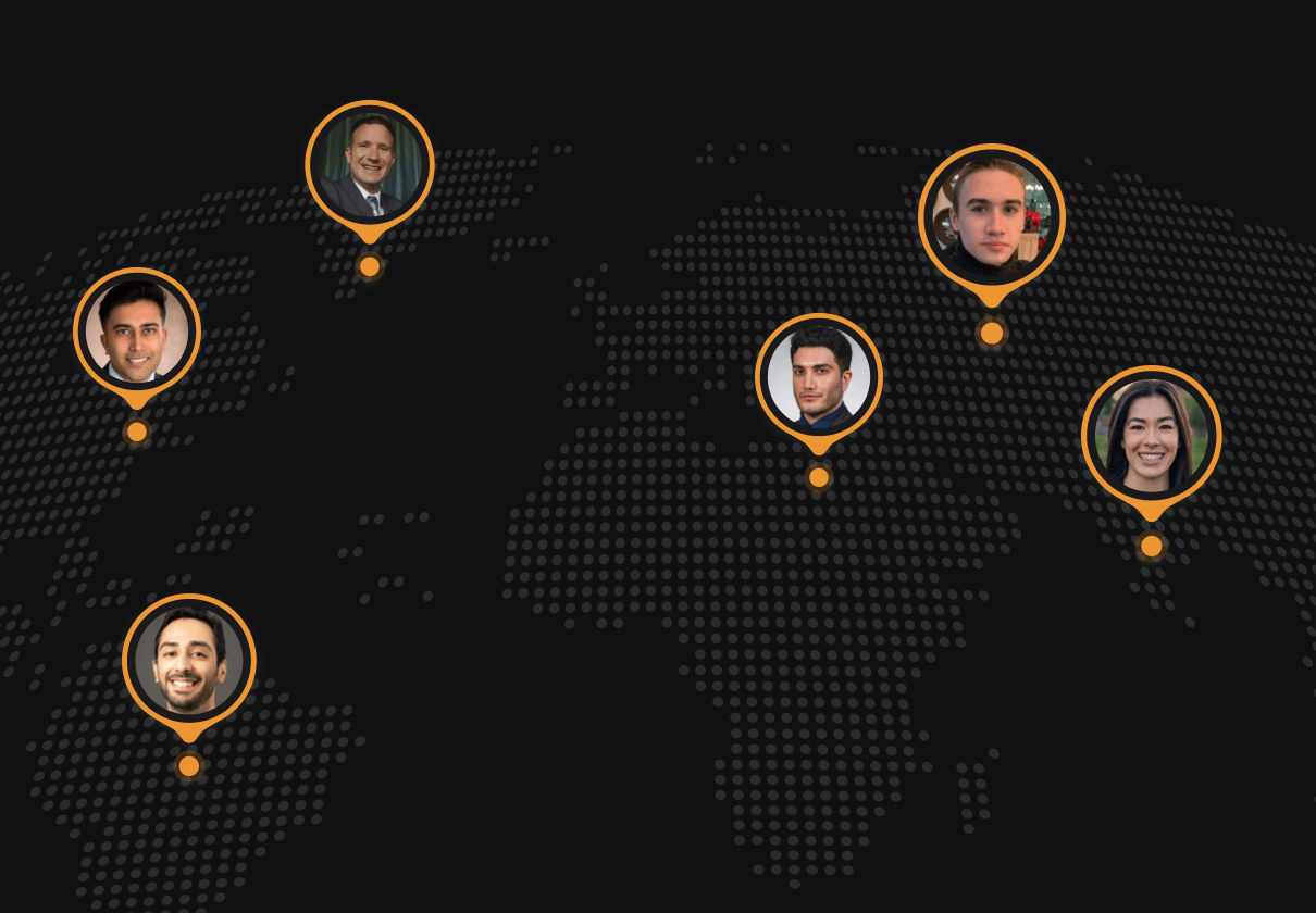 Team image on the map